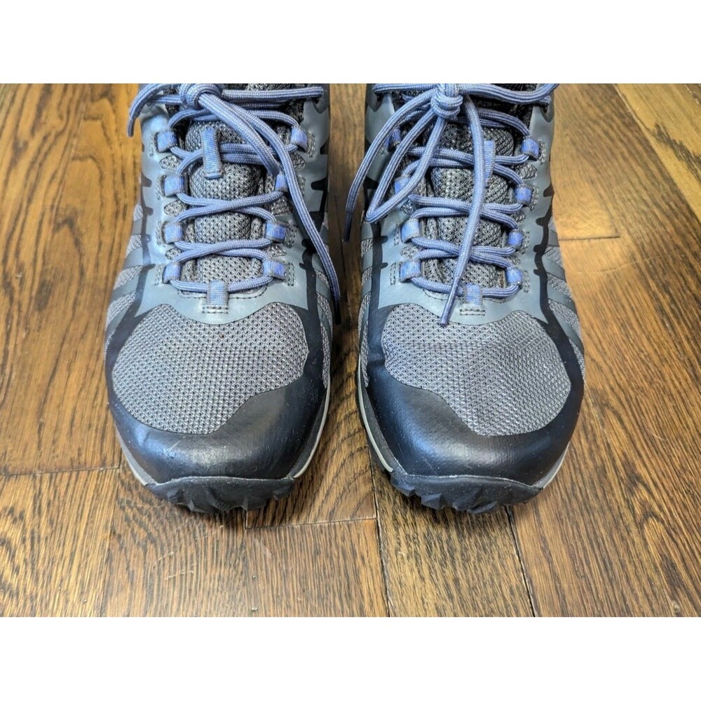 Merrell Siren Edge Q2 Waterproof Hiking Shoes Womens Size 9.5 W Black Gray Trail